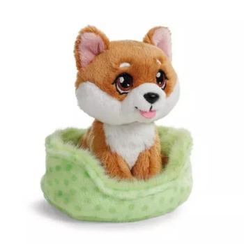Nici Green: Shiba Inu kutya plüssfigura kosárban - kép