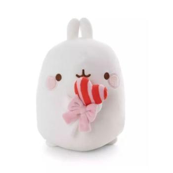 Nici: Molang, a nyuszi nyalókával plüssfigura - 48 cm kép