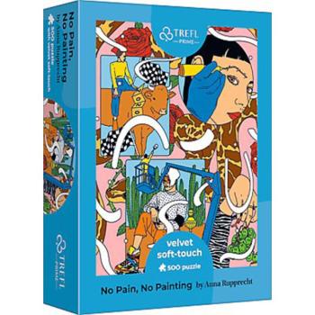 No pain, No painting bársony puha tapintású 500db-os puzzle - Trefl kép