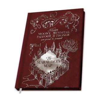 Notesz Harry Potter - Tekergők térképe piros kép