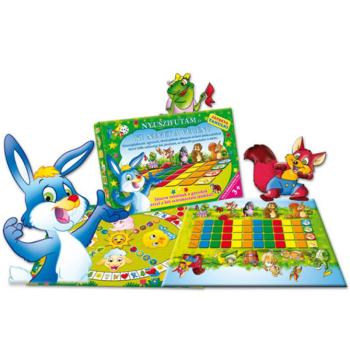 Nyuszifutam és ;Ki nevet a végén; készségfejlesztő társasjáték - D-Toys kép