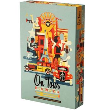 On Tour: Paris & New York társasjáték, angol nyelvű kép