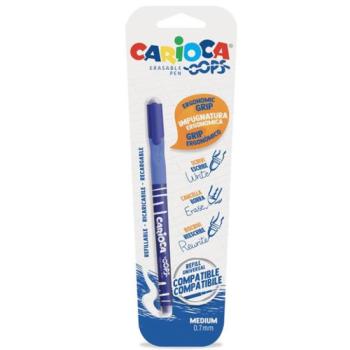 Oops kék kitörölhető toll 0,7mm - Carioca kép