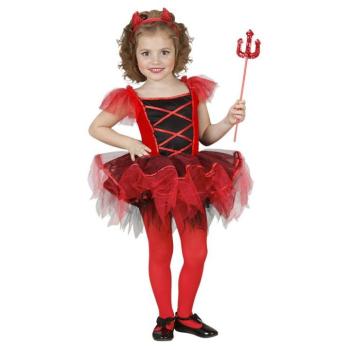 Ördög balerina lány jelmez 110 cm-es méretben kép
