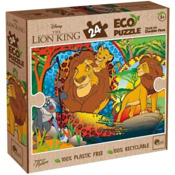 Oroszlánkirály 2 az 1-ben 24db-os Eco maxi puzzle és színező 70x50cm - Lisciani kép