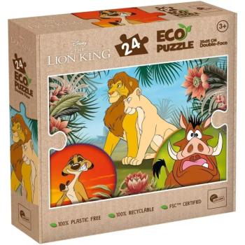 Oroszlánkirály 2 az 1-ben 24db-os Eco mini puzzle és színező 35x25cm - Lisciani kép