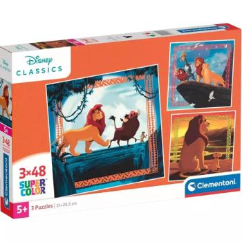 Oroszlánykirály 3x48db-os Supercolor puzzle - Clementoni kép