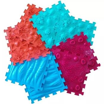 Ortho Puzzle: Ortopédiai masszázs szőnyeg szett, 8 darabos - Tenger kép