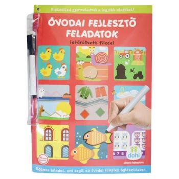 Óvodai fejlesztő feladatok letörölhető filccel - D-Toys kép
