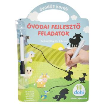 Óvodai fejlesztő feladatok óvodás kortól letörölhető filccel - D-Toys kép