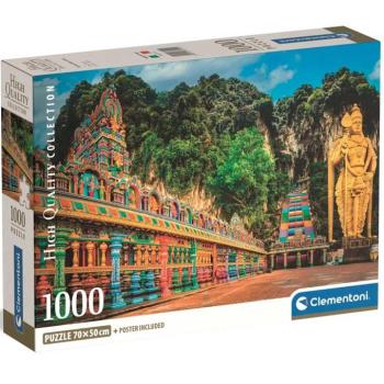 Painted Batu Caves HQC 1000 db-os puzzle poszterrel - Clementoni kép