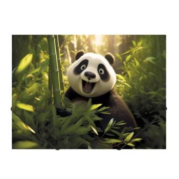 Panda mintás gumis mappa - A/4-es kép