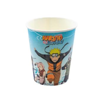 Papír pohár - Naruto 250 ml 8 db kép