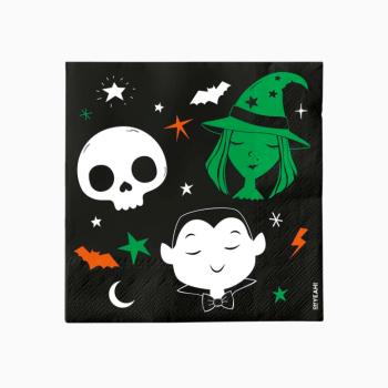 Papírszalvéták – Trick or Treat 33 × 33 cm, 30 db kép