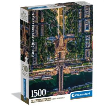 Párizs felett HQC 1500db-os compact puzzle - Clementoni kép
