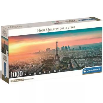 Párizs, Franciaország 1000db-os panoráma puzzle 98x33cm - Clementoni kép