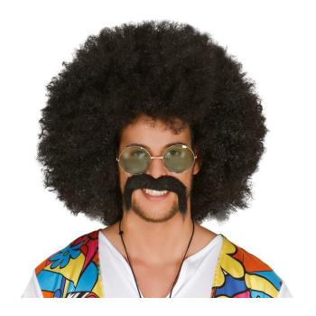Paróka - afro, fekete kép