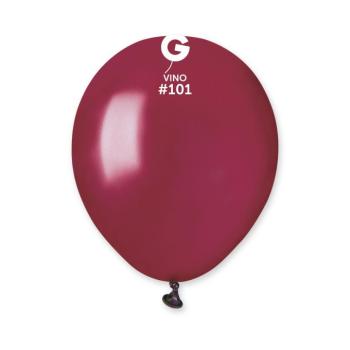 Pasztell lufi - borszín 13 cm kép