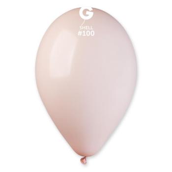 Pasztell lufi - shell rózsaszín 30 cm kép
