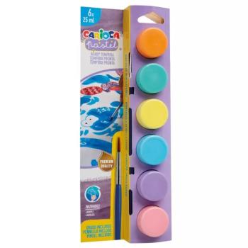 Pasztell tempera 6x25ml - Carioca