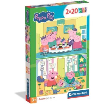 Peppa malac 2x20db-os Supercolor puzzle - Clementoni kép