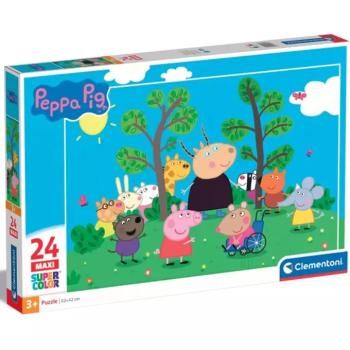 Peppa malac és barátai 24db-os maxi supercolor puzzle - Clementoni kép