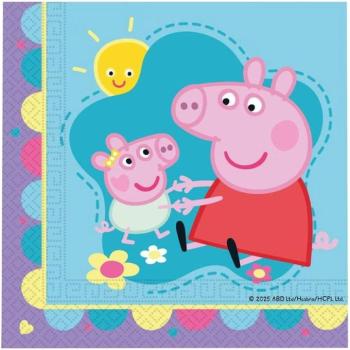 Peppa malac papírszalvéta szett - 2 rétegű, 33x33cm, 20db kép