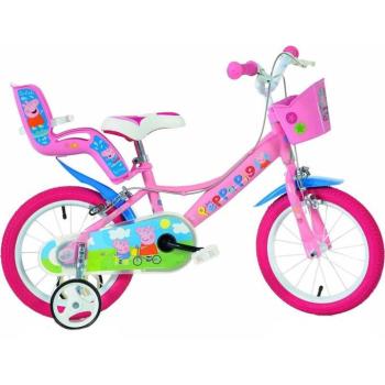 Peppa malac pink gyerek bicikli 16-os méretben - Dino Bikes kerékpár kép