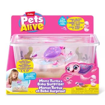 Pets Alive Mama és bébi teknős játékszett kép