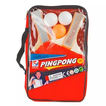 Ping-pong asztalitenisz szett táskában 2db ütővel és 3db labdával kép