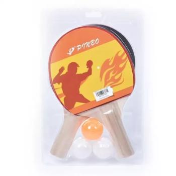 Pingpong játékszett labdával és ütőkkel kép