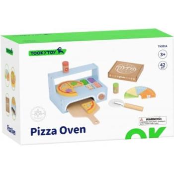Tooky Toy: Pizzasütő szett kiegészítőkkel - 42 db-os kép