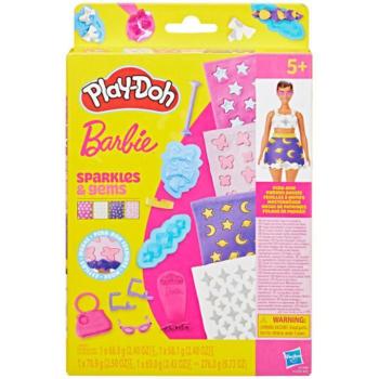 Play-Doh: Barbie csillogás és drágakövek gyurma szett - Hasbro kép