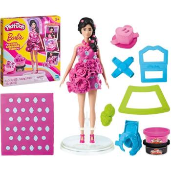 Play-Doh: Barbie Csillogó ékszerek és szalagok gyurma szett babával – Hasbro kép