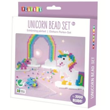 PlayBox: 5mm-es MIDI unikornisos kreatív vasalható gyöngy szett kép