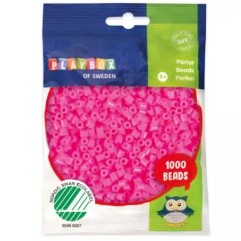 PlayBox: 5mm-es MIDI vasalható gyöngy 1000db-os pink színben kép