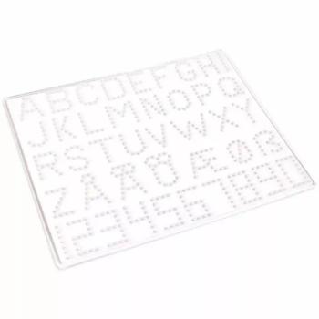 PlayBox: 5mm-es MIDI vasalható gyöngy alaplap betűk, számok és szimbólumok 5db-os csomag kép