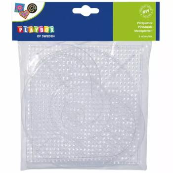 PlayBox: 5mm-es MIDI vasalható gyöngy alaplapok 3db-os csomag kép
