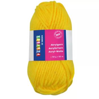 PlayBox: Akril fonal 50g sárga kép