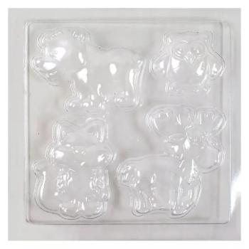 PlayBox: Állatos gipszkiöntő forma 17x17cm kép