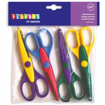 PlayBox: Cikk-cakk olló szett 4db-os kép