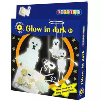 Playbox: Fluoreszkáló szellemek kreatív vasalható gyöngyszett kép