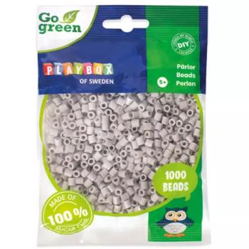 PlayBox: Go Green 5mm-es MIDI vasalható gyöngy 1000db-os szürke színben kép