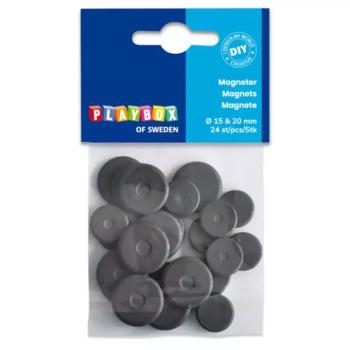 PlayBox: Mágnes korongok 15-20mm-es 24db-os kép