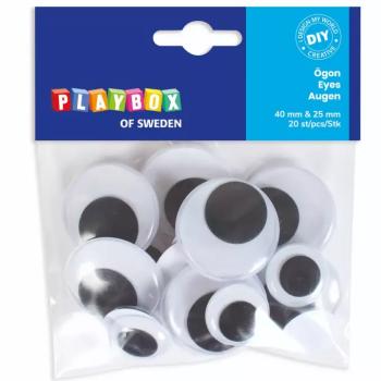 PlayBox: Mozgó szemek kétféle méretben 20 db-os szett kép