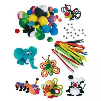 PlayBox: Színes állatos pompom szett kép