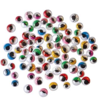 PlayBox: Színes mozgó szemek pillákkal 7-10mm-es 230 db-os szett kép