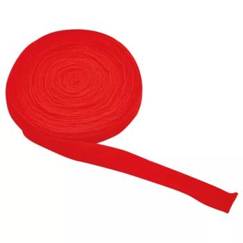 PlayBox: Tömhető piros textil tekercs 10m x 4cm