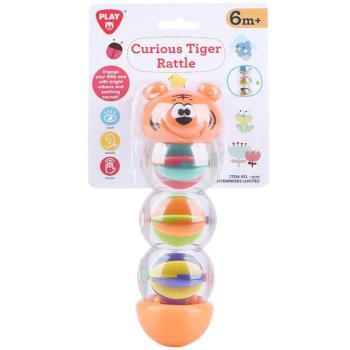 Playgo: Vidám kis tigris bébicsörgő kép