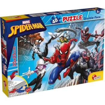 Pókember 2 az 1-ben 48db-os puzzle és színező 35x25cm - Lisciani kép